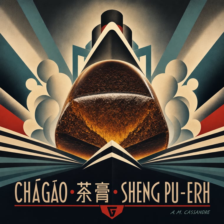 The design — Raw Pu-erh Paste