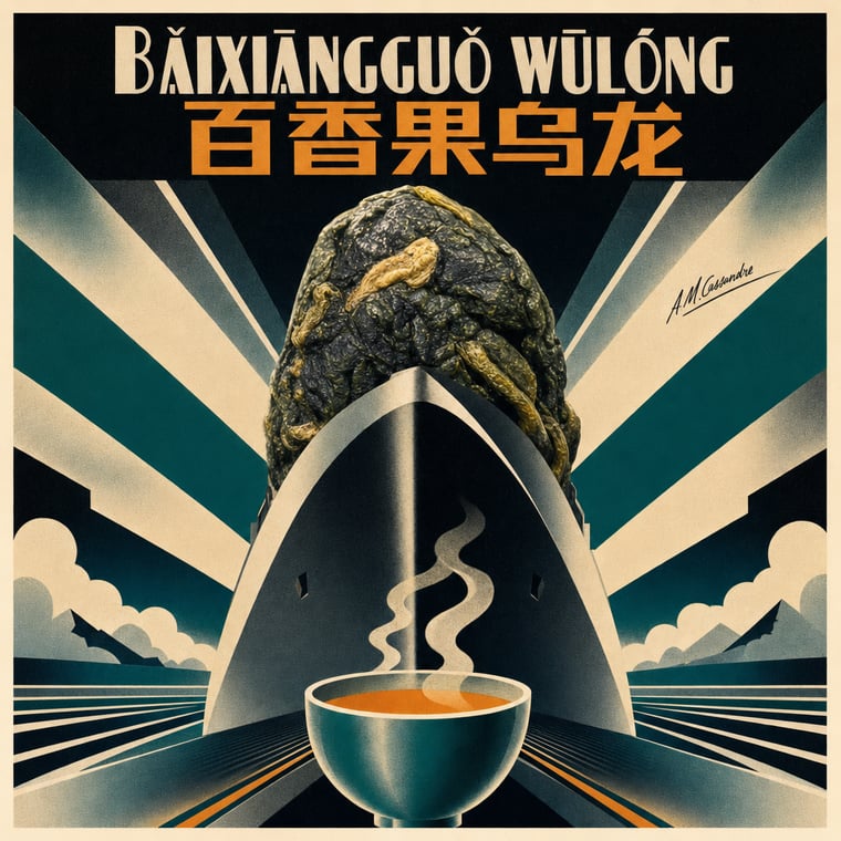 The design — Passion-Fruit Oolong